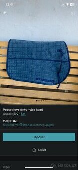 Podsedlové dečky více kusů
