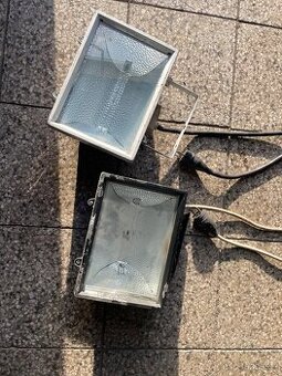 Halogen světla 1000W, kabel 20m, 2ks