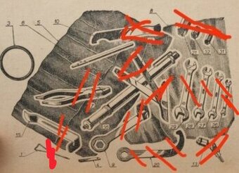 Koupím originál nářadí k Jawě 250/353 - 04