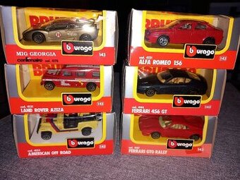 Prodám modely autíček Burago