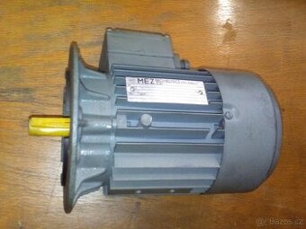elektromotor přírubový MEZ Mohelnice, třífázový,výkon 0,55kW