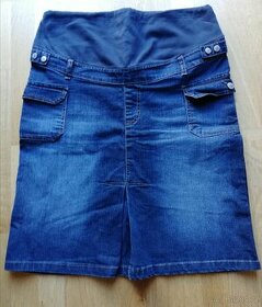 Těhotenská džínová sukně zn. C&A, vel. 40