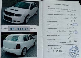 ŠKODA FABIA RS 1.9 TDI/ RALLYECROSS/ SP.PRŮKAZ