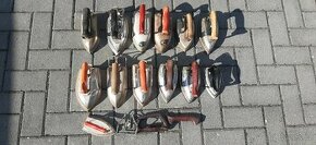 Staré žehličky 12 ks + dětská retro žehlička