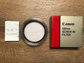 UV filtr CANON 58mm SCREW-IN-FILTER
