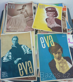 Prodám staré vzácné časopisy EVA - 77 ks - 1