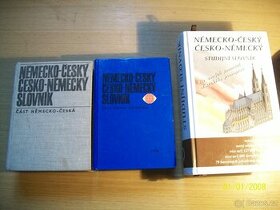 Česko-Německé slovníky 3 knihy - 1