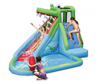 Vodní skákací hrad / atrakce Happy Hop Crocodile Pool