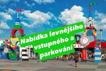 LEGOLAND Německo vstupenky 1-8 kusů + levnější parkování