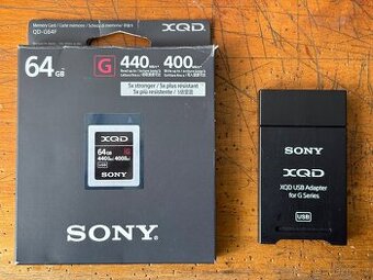 SONY XQD 64GB + čtečka