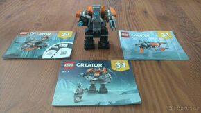 LEGO® Creator 3 v 1 31111 Kyberdron, kyberrobot, kyberskut