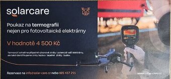 Poukaz na termografii nejen pro FVE