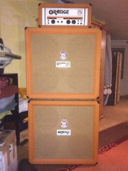 Vintage Orange kytarový zesilovač OR120 vč. 2 skříně 4x12 z - 1