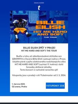 Billie Eílish Praha
