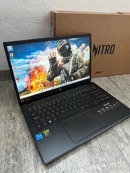 ZÁRUKA r.2030-HERNÍ MAŠINA-ACER NITRO-i5 13.gen/SSD/RTX/W11