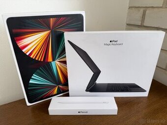 iPad Pro 12.9” M1 Wifi+Cellular Magic Keyb. Pencil 2nd