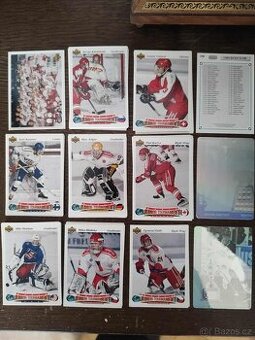 Predám hokejové kartičky Ud 91-92 juniori ceska verzia set
