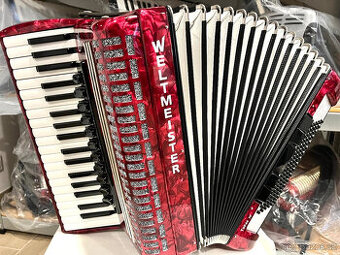 Predám špičkový akordeón Weltmeister Topas IV 96 basový- NAJ