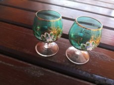 České sklo - zelené