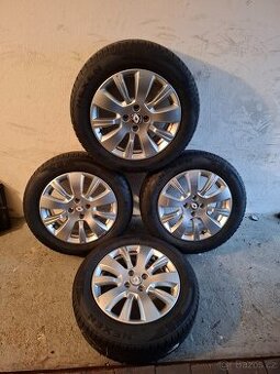 Alu 4x100 r16 zimní pneumatiky 205/60 r16 Renault Dacia