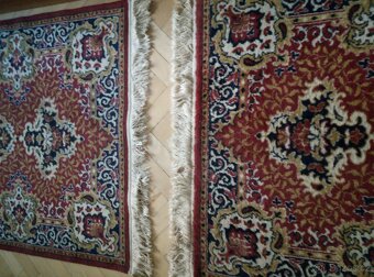 Perský vlněný koberec,ložnicová sada 3 kusy