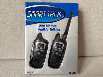 Dětské retro vysílačky (27 MHz) s dosahem 200 m, sada 2 ks