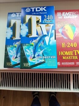 VHS kazety nové