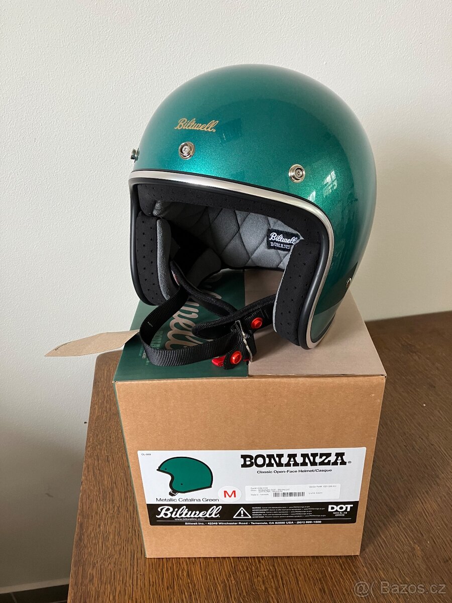Helma Přilba Biltwell Bonanza Catalina Green M - 2