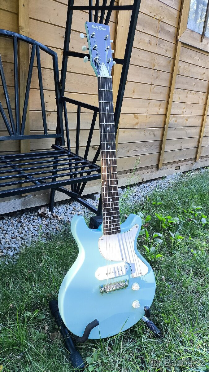 Harley Benton DC-Junior FAT Benton Blue - 2