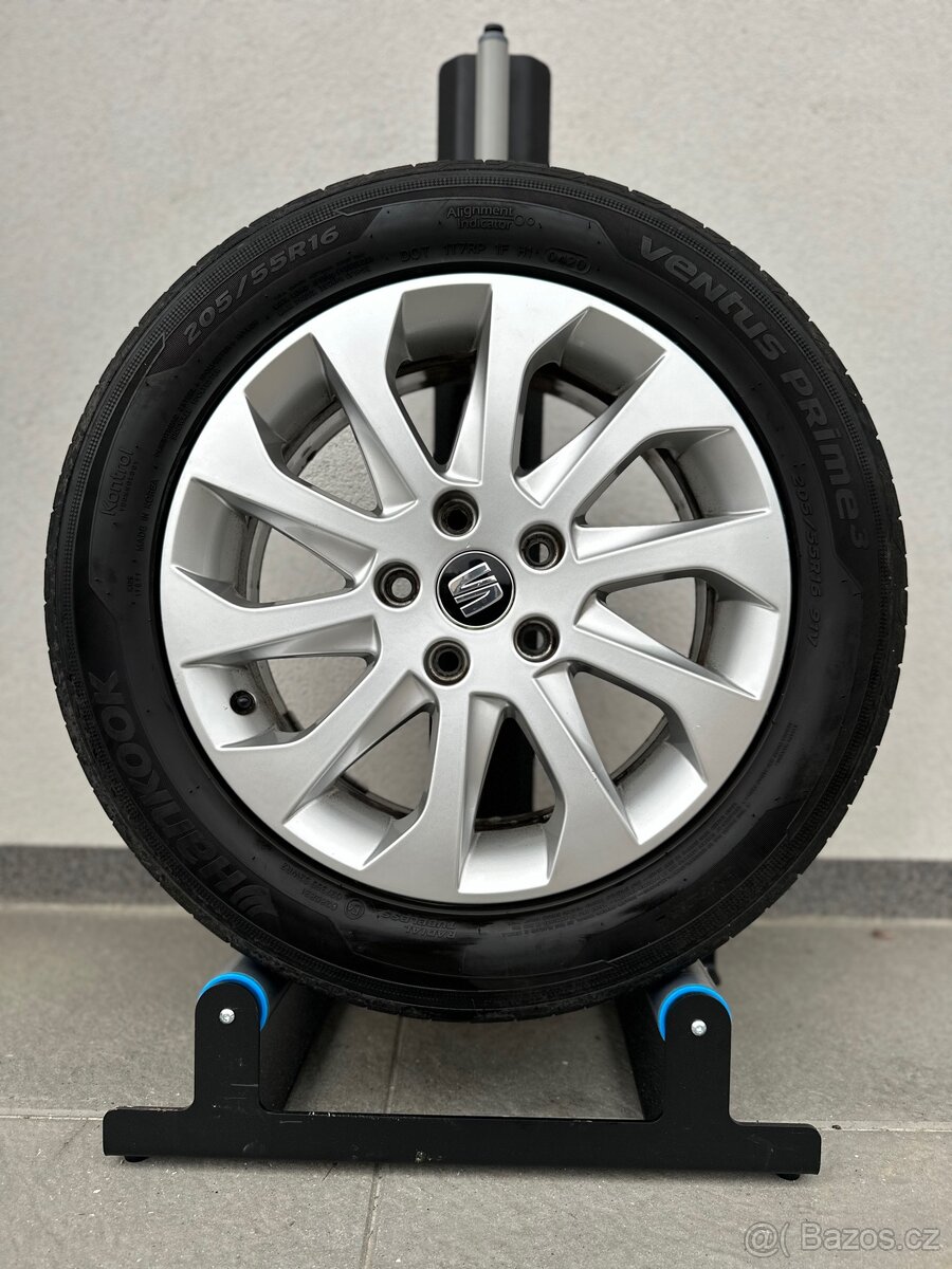 Alu kola 5x112 r16 s letním pneu (sle16) - 2