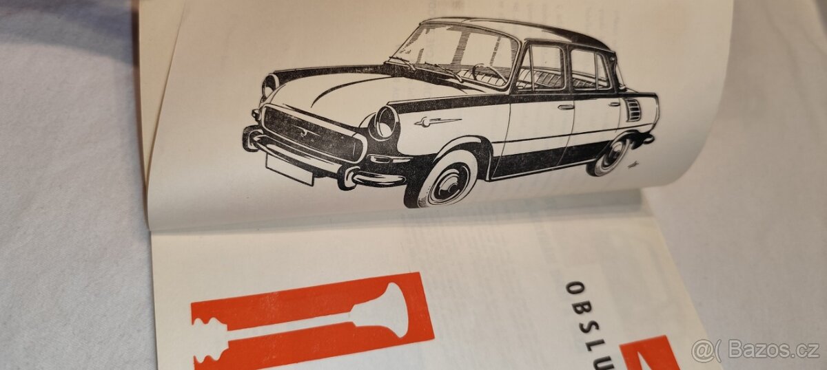 Škoda 1000 MB – příručka - návod k obsluze a údržbě Š1000 - 2