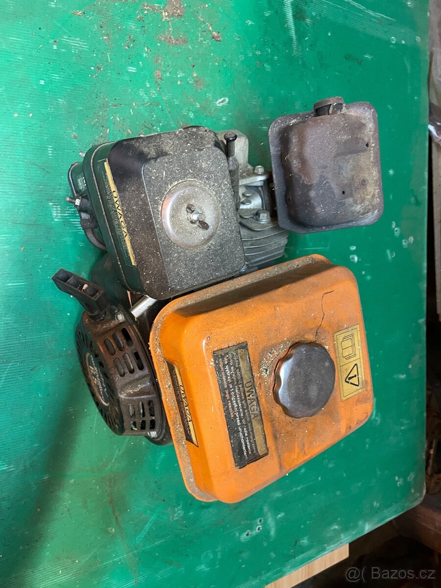 prodám požitý 4taktní motor viz foto 6,5 - 2