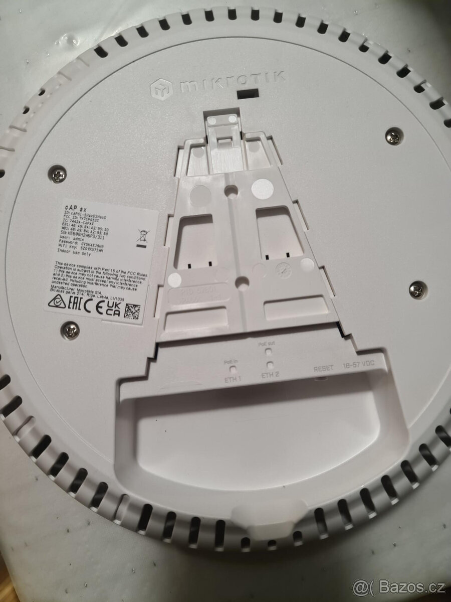 Mikrotik cAP ax - cAPGi-5HaxD2HaxD jako nový, v záruce - 2