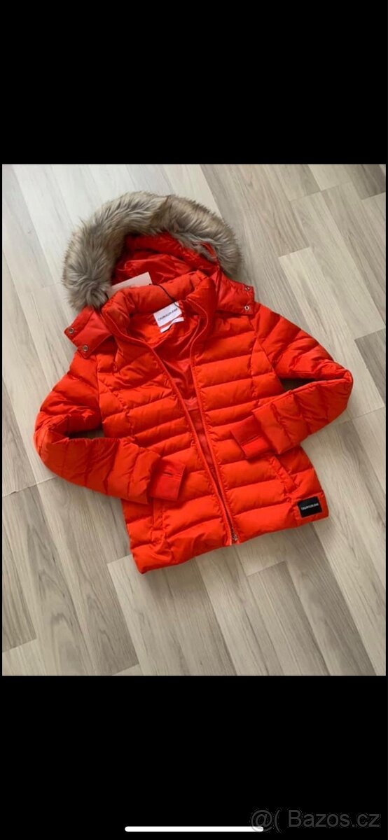 CALVIN KLEIN NOVÁ ZIMNÍ BUNDA VEL.M - 2