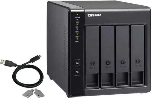 set 4x4TB WD red plus disky v dokovaci stanici qnap TR-004 - 2