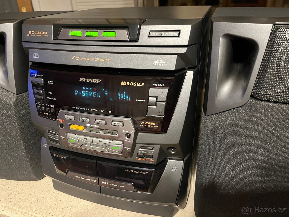 Rezervace Hi-fi věž Sharp CD-C440H - 2
