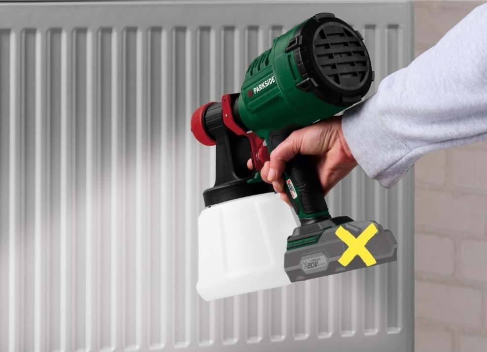 Aku stříkací pistol parkside set - 2