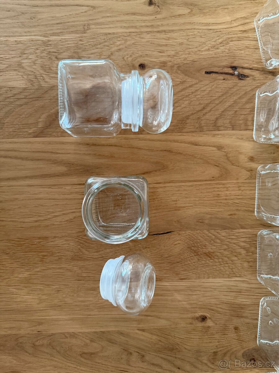 Skleněné kořenky 120ml (5,5 x 5,5 x 9,5cm) - 2