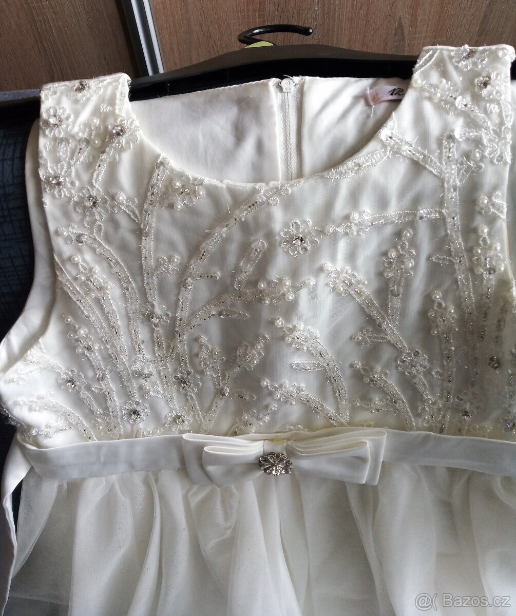 Dívčí slavnostní šaty cca 12 let - 2
