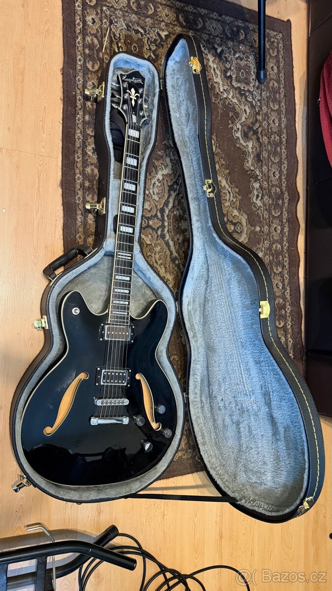 HAGSTROM Viking Black Gloss - elektricka kytara - 2