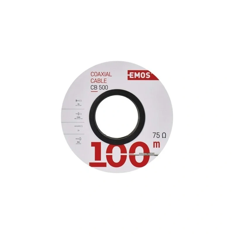 Koaxiální televizní kabel EMOS CB500 - 2