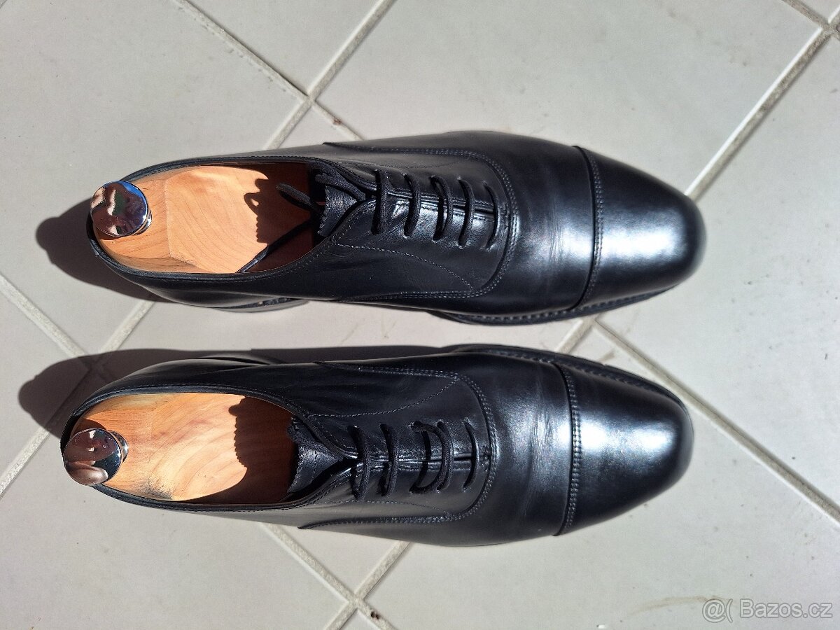 Rámové boty Loake Aldvych Black 7F - 2