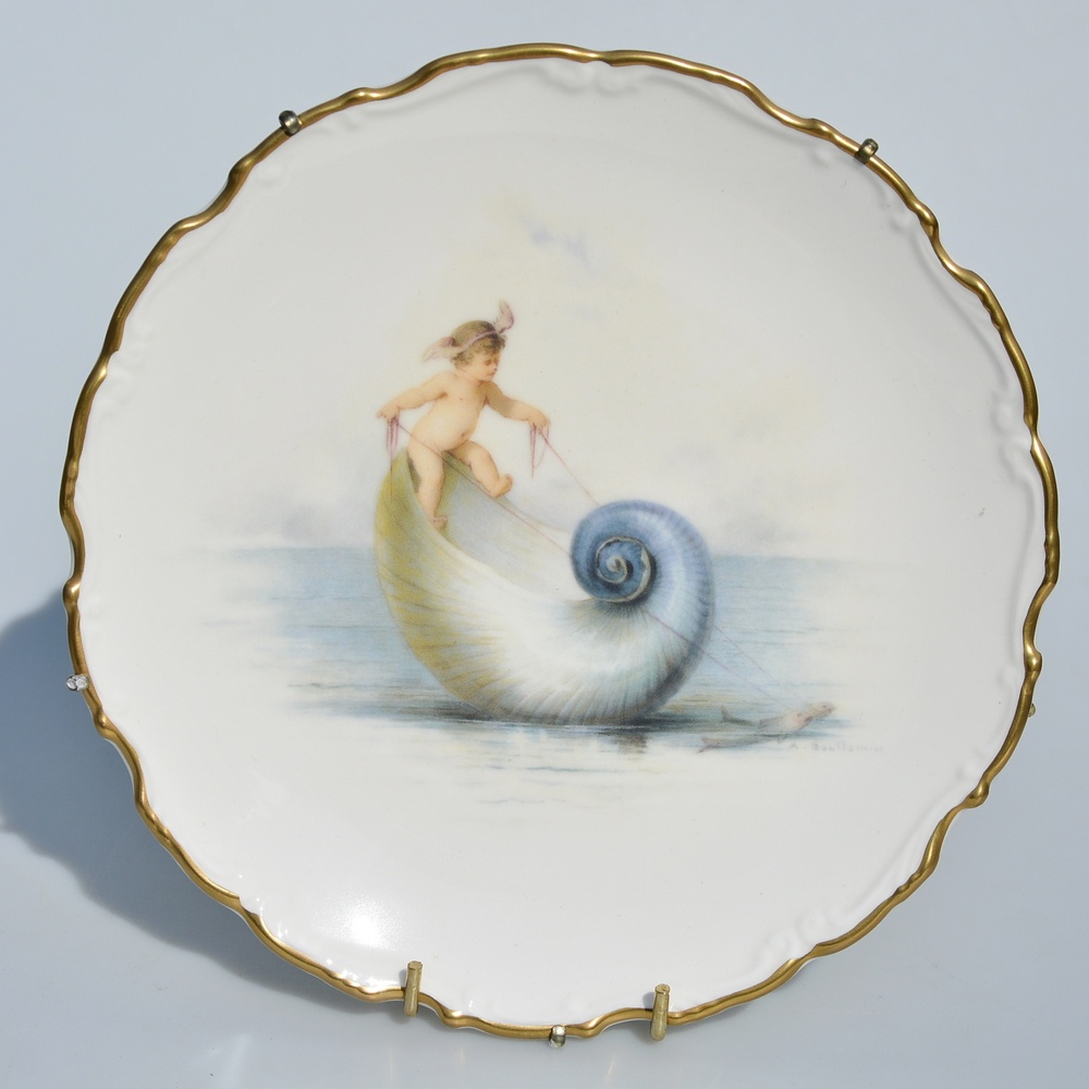 Porcelánové talíře - Anděl / Cupid - 2