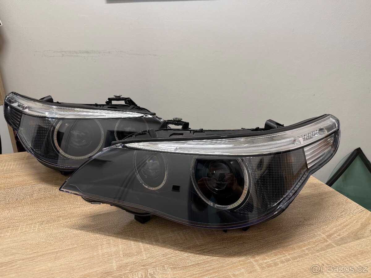 Originál repasované světlomety BMW e60/61 - 2