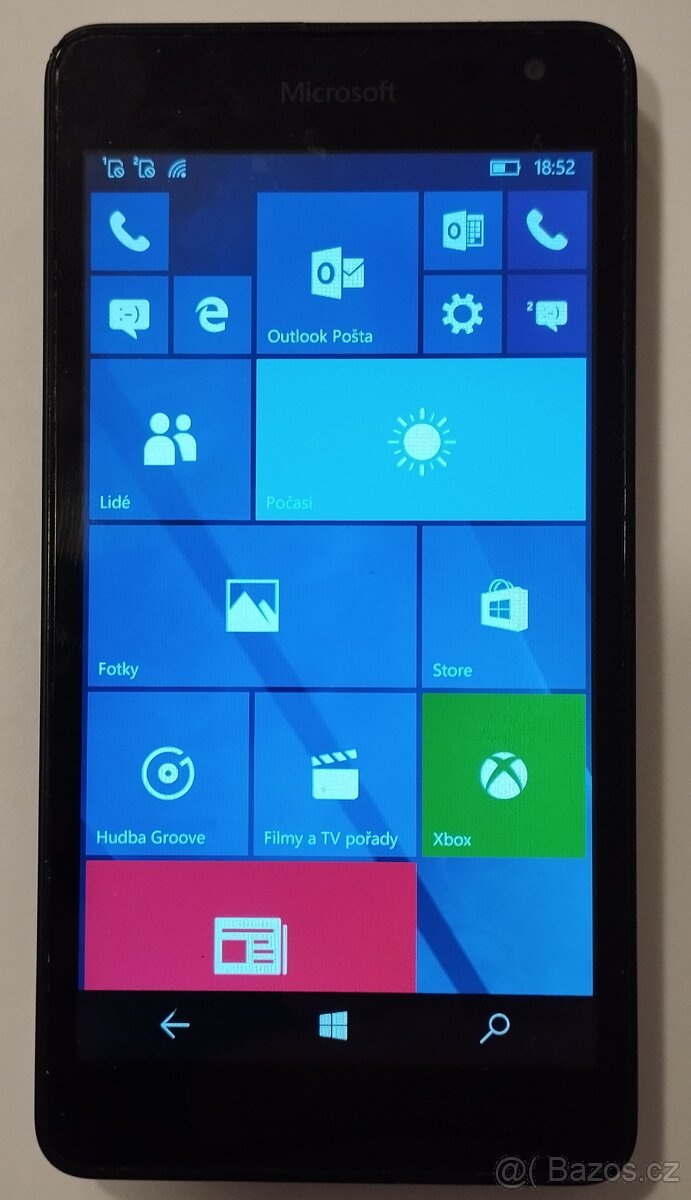Prodám mobil Microsoft/Nokia Lumia 535 Dual SIM, stav A - 2