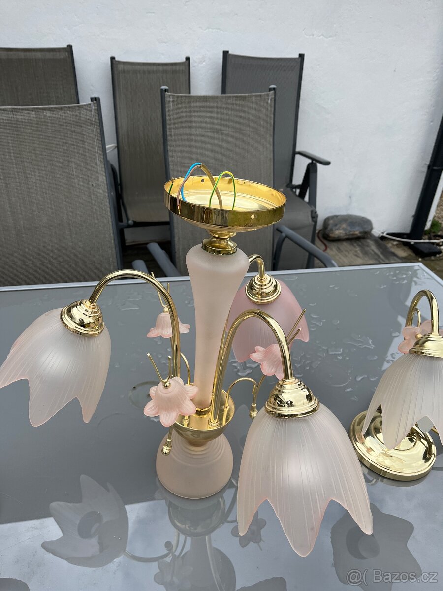 Lustr se 2 lampičkami - 2