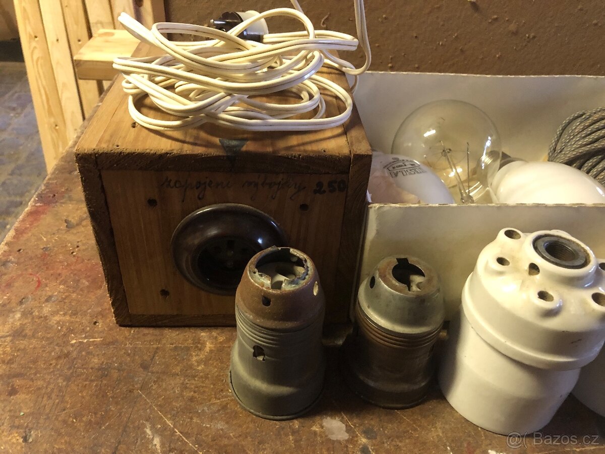 Keramické objímky a výbojky TESLA, předřadnik,tlumivka - 2