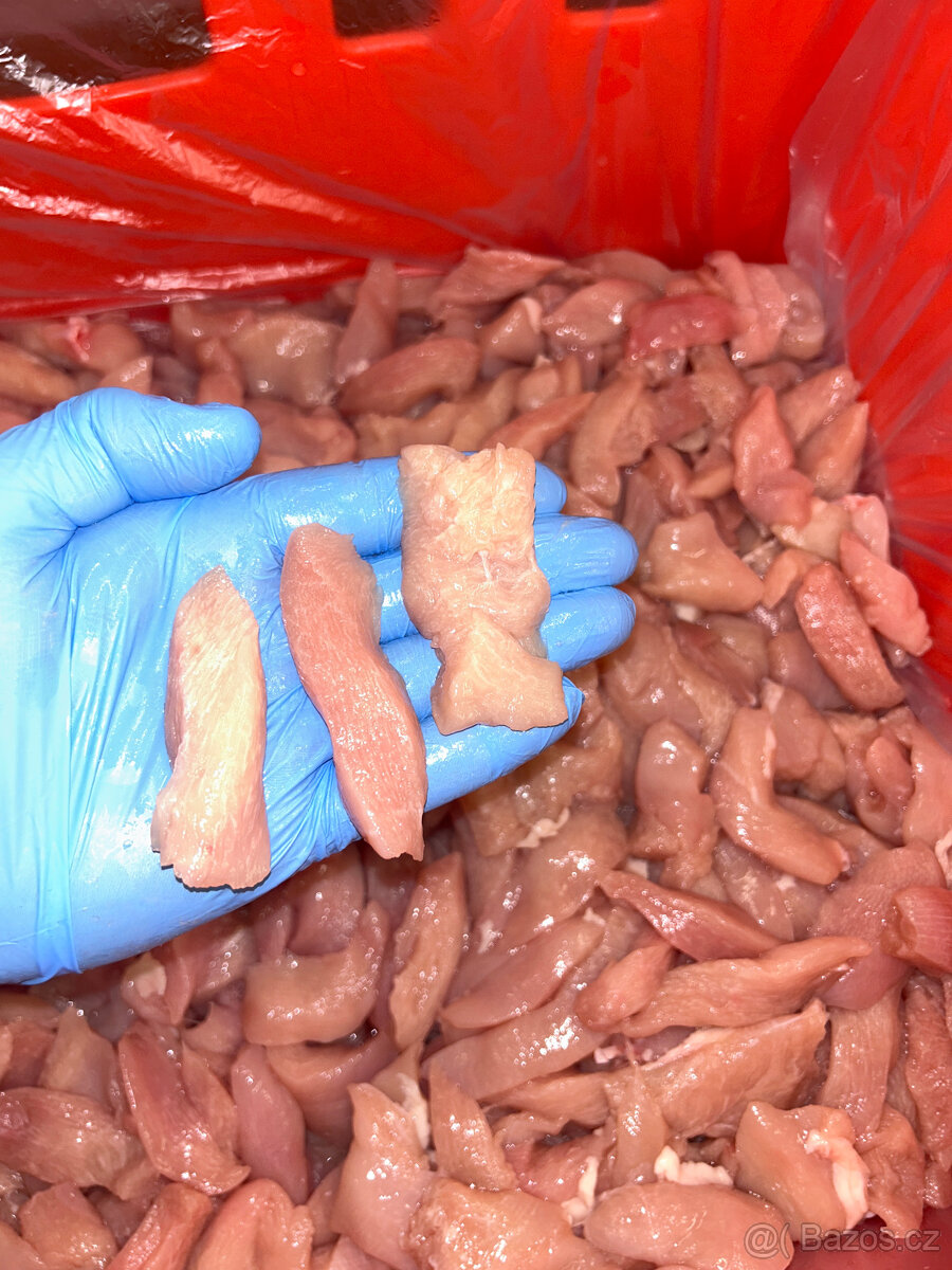 Kuřecí prsní nudličky - mražené - 2