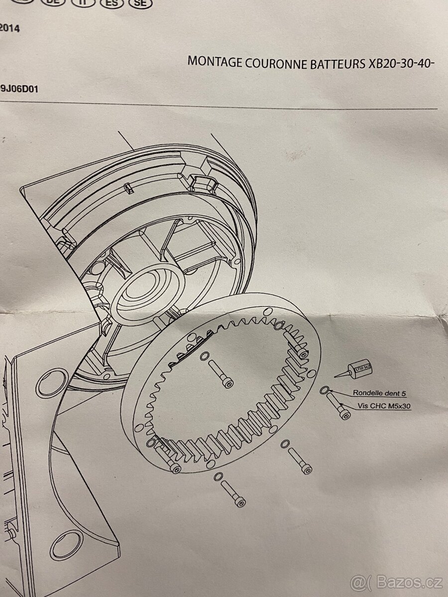 Planetové kolo k robotu Electrolux - 2