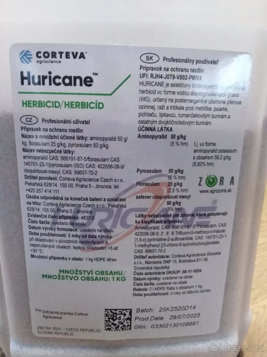 HURICANE Corteva - 2